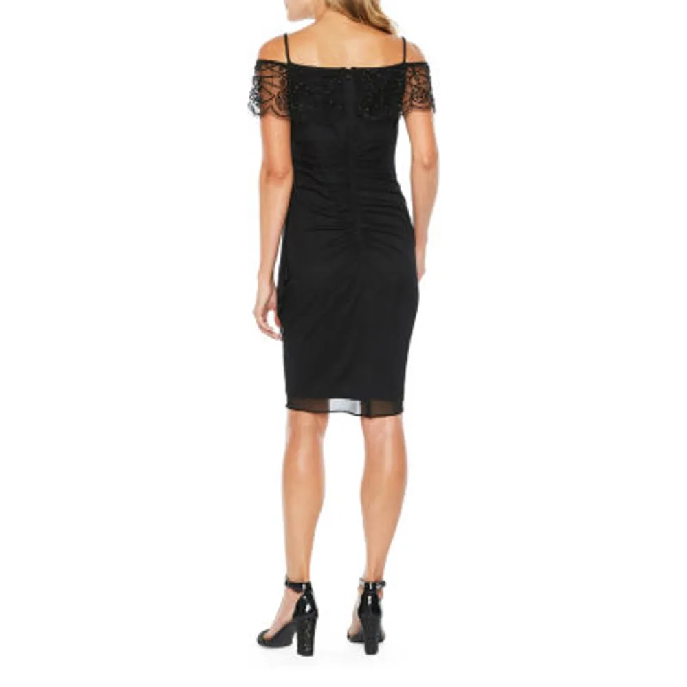 DJ Jaz Sleeveless Embellished Sheath Dress