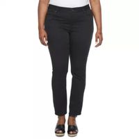 Liz Claiborne - Plus Womens Mid Rise Slim Fit Skinny Jean