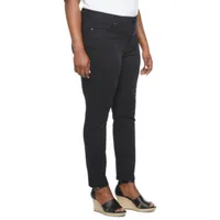 Liz Claiborne - Plus Womens Mid Rise Slim Fit Skinny Jean