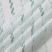 Laura Ashley Easy Care Tablecloth - Teal Stripe