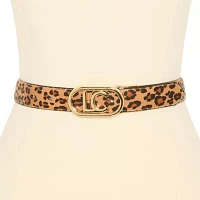 Liz Claiborne Logo Reversible 30mm Womens Belt