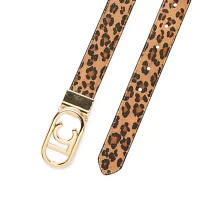 Liz Claiborne Logo Reversible 30mm Womens Belt
