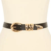 Worthington Oval Geo Tri Keeper Womens Belt