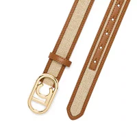 Liz Claiborne Logo Canvas 30mm Womens Belt