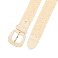 Liz Claiborne Straw Buckle Womens Belt