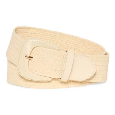 Liz Claiborne Straw Buckle Womens Belt