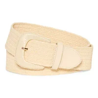 Liz Claiborne Straw Buckle Womens Belt