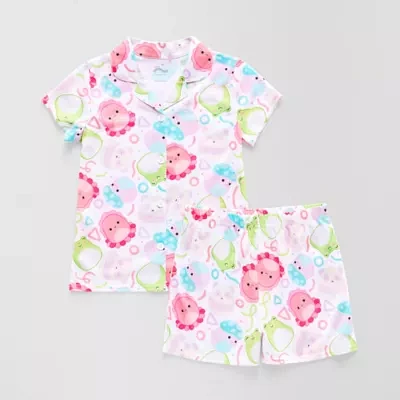 Little & Big Girls Squishmallows 2-pc. Pajama Set