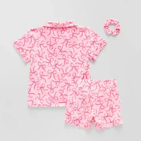Sleep On It Girls Short Sleeve 2-pc. Pajama Sets