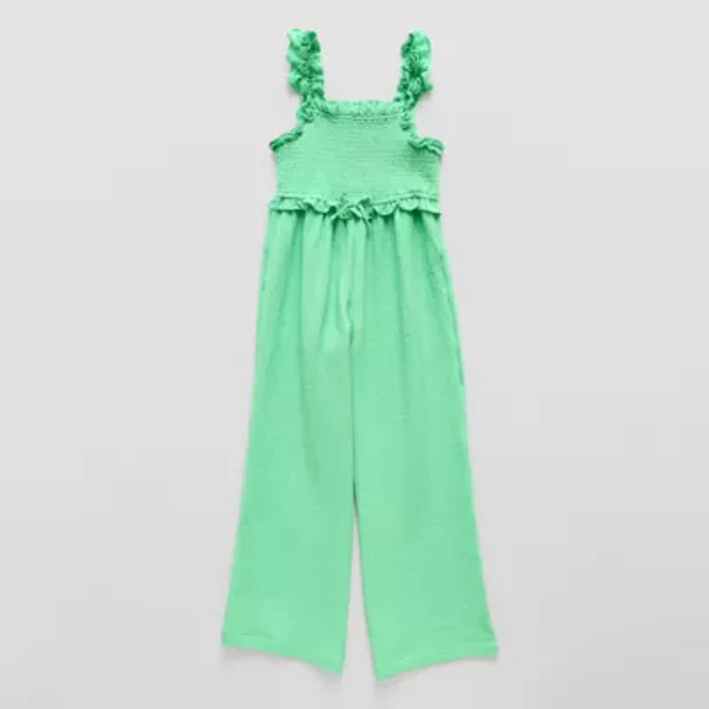 Thereabouts Little & Big Girls Sleeveless Jumpsuit