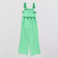 Thereabouts Little & Big Girls Sleeveless Jumpsuit