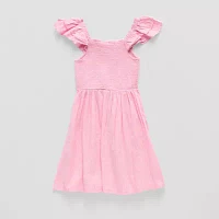 Thereabouts Little & Big Girls Short Sleeve A-Line Dress