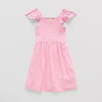 Thereabouts Little & Big Girls Short Sleeve A-Line Dress