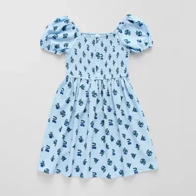 Thereabouts Little & Big Girls Short Sleeve A-Line Dress