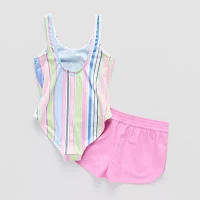 Roxy Big Girls Salty Stripe One Piece Set