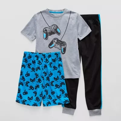 Sleep On It Little & Big Boys 3-pc. Pajama Set