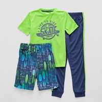 Sleep On It Little & Big Boys 3-pc. Pajama Set