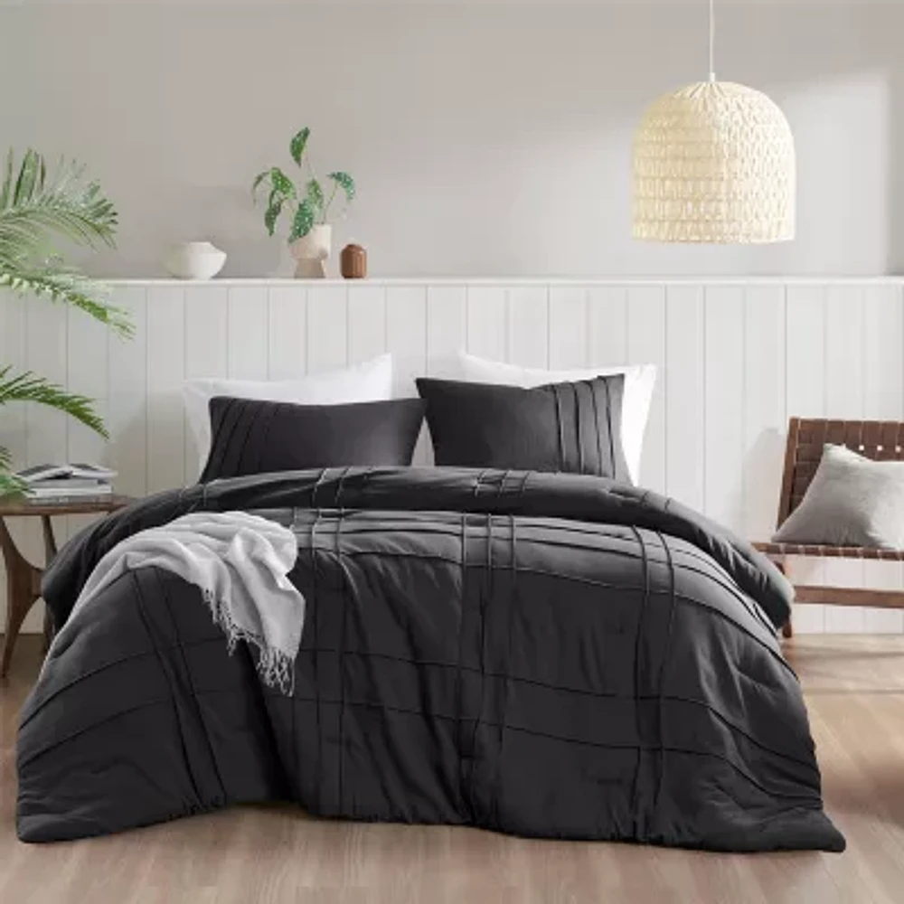 510 Design Porter Soft Wash Pleated Midweight Comforter Set