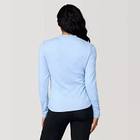 Free Country Womens Crew Neck Long Sleeve T-Shirt