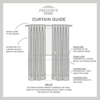 Exclusive Home Curtains Sateen Button Energy Saving Blackout Back Tab Set of 2 Curtain Panel