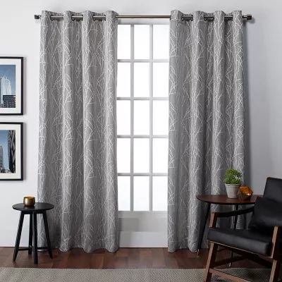 Exclusive Home Curtains Finesse Light-Filtering Grommet Top Set of 2 Curtain Panel