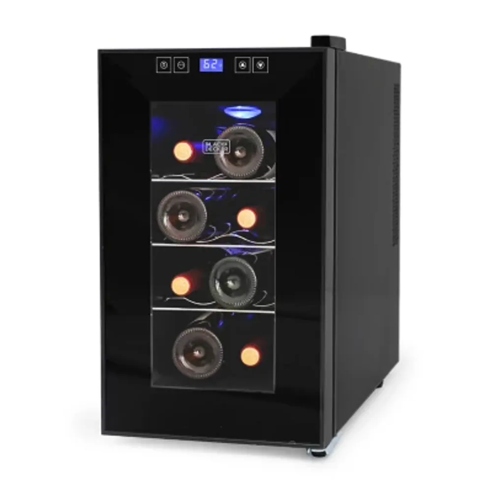BLACK+DECKER Thermoelectric -Bottle Wine Cellar with Clear Glass Door