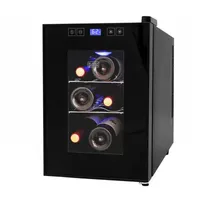 BLACK+DECKER Thermoelectric 6-Bottle Wine Cellar with Clear Glass Door