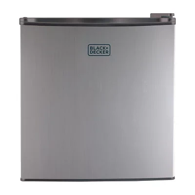 BLACK+DECKER 1.7-Cu. Ft. Compact Refrigerator - Stainless Steel