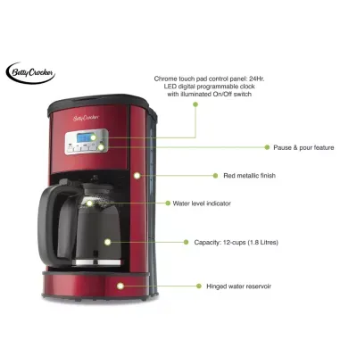 Betty Crocker Signature Series 12-Cup Digital Coffee Maker