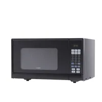 Commercial Chef 0.9-Cu. Ft. Countertop Microwave with Push Button Door Release - Black