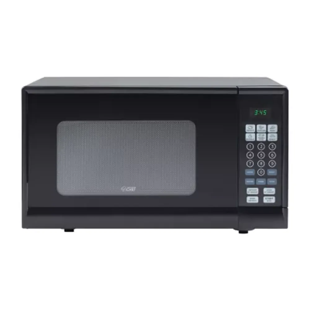 Commercial Chef 0.9-Cu. Ft. Countertop Microwave with Push Button Door Release - Black