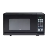 Commercial Chef 0.9-Cu. Ft. Countertop Microwave with Push Button Door Release - Black