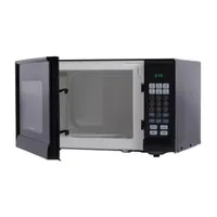 Commercial Chef 0.9-Cu. Ft. Countertop Microwave with Push Button Door Release - Black