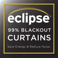 Eclipse Hazel Texture Blackout Grommet Top Single Curtain Panel