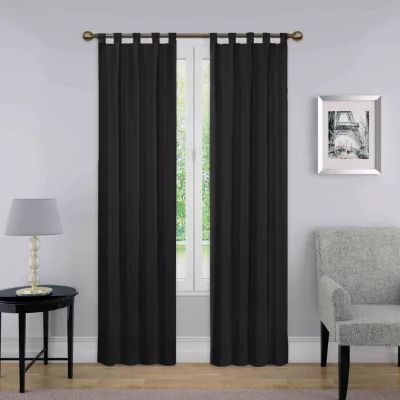 Pairs To Go Montana Light-Filtering Tab Top Set of 2 Curtain Panel
