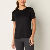 Xersion Womens Performance Crew Neck Short Sleeve T-Shirt