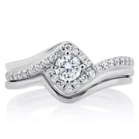 Womens / CT. T.W. Natural White Diamond 10K Gold Bridal Set