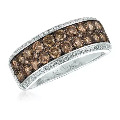LIMITED QUANTITIES Le Vian Grand Sample Sale™ Chocolate Diamonds® & Vanilla Diamonds® Ring set in 14K Vanilla Gold