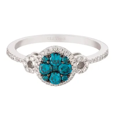 LIMITED QUANTITIES Le Vian Grand Sample Sale™ Vanilla Diamonds® & Blueberry Diamonds® Ring set in 14K Vanilla Gold®