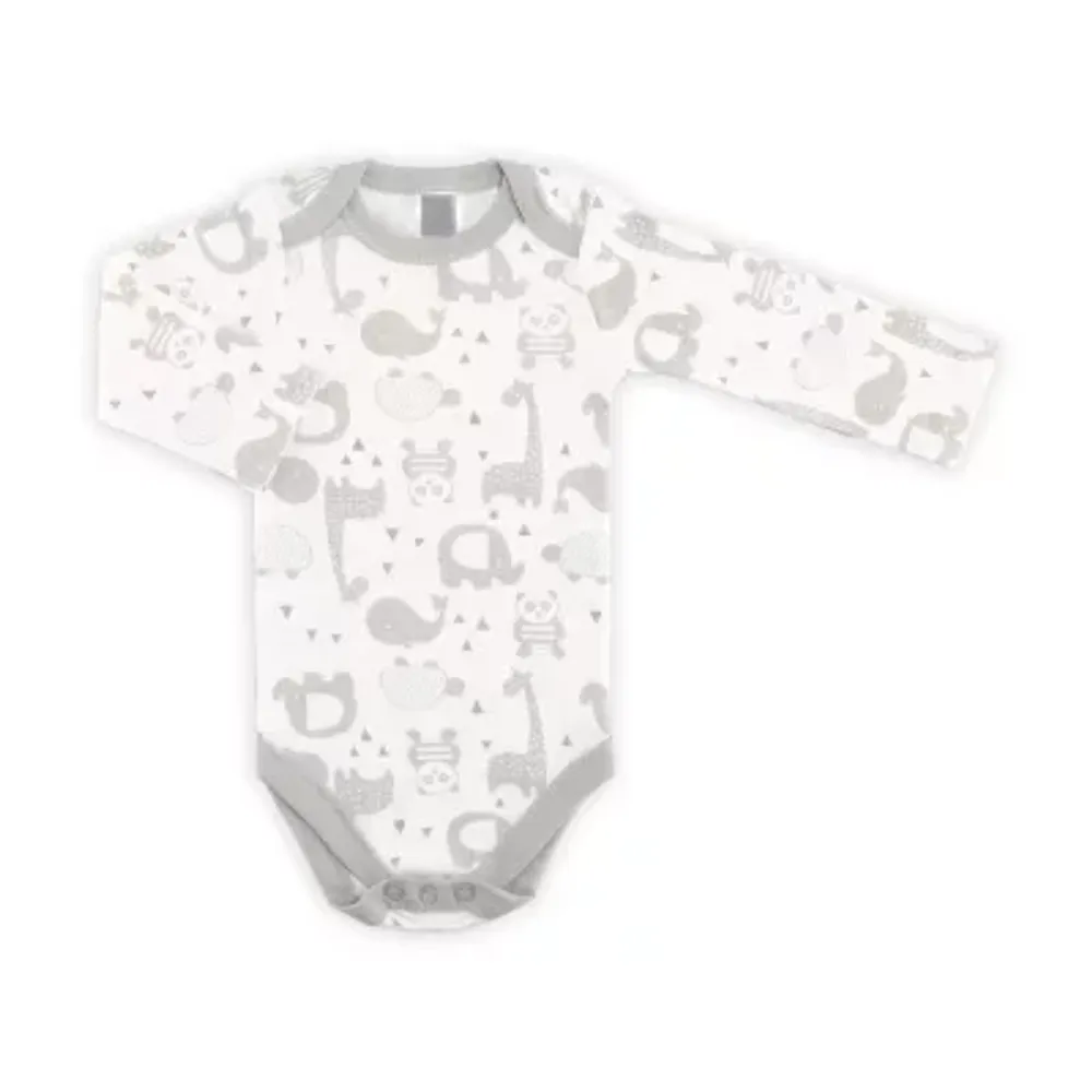 The Peanutshell 0-3m Grey Animals Baby Unisex 23-pc. Baby Clothing Set