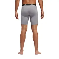 adidas Stretch Cotton Mens 3 Pack Long Leg Boxer Briefs