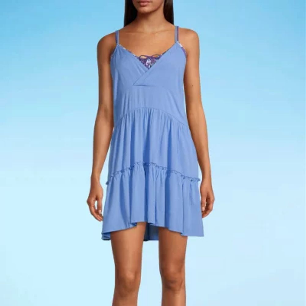 Decree Womens Dress Swimsuit Cover-Up Juniors