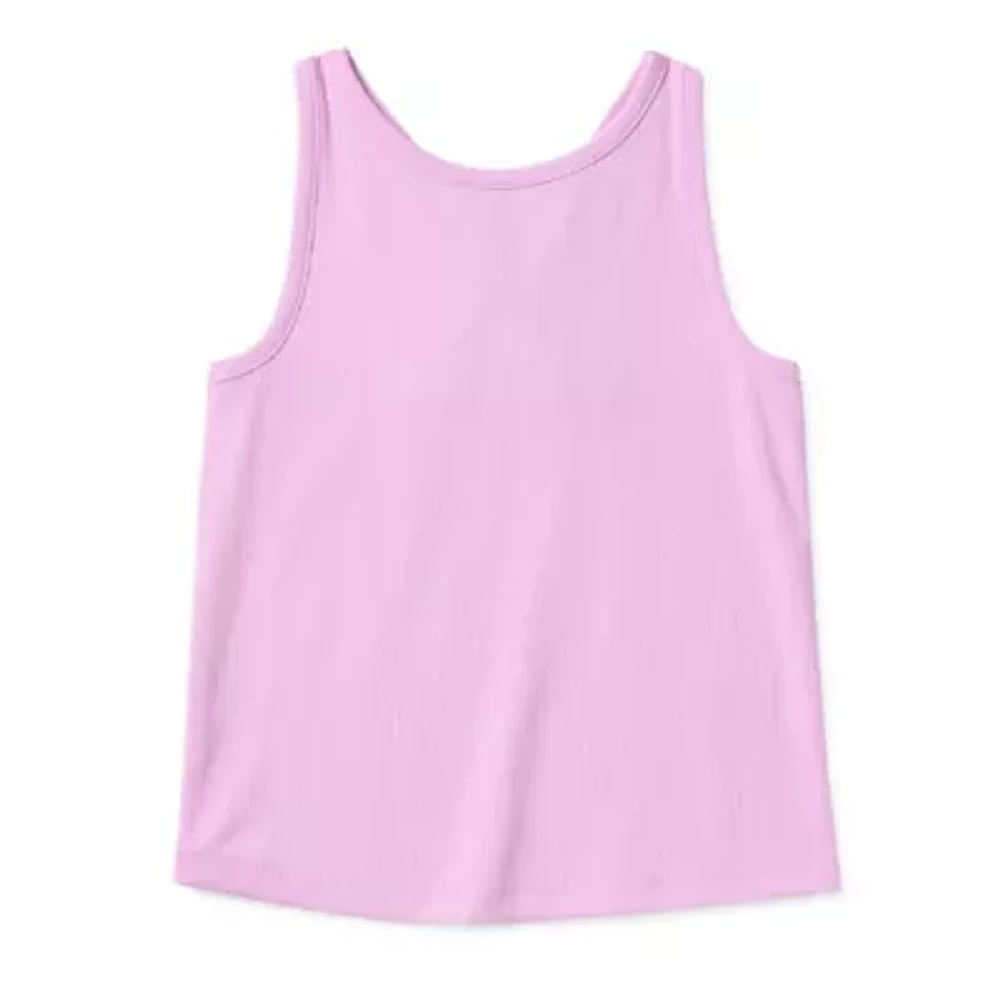 Okie Dokie Toddler & Little Girls Active Round Neck Tank Top