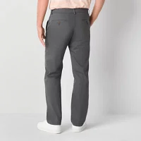 St. John's Bay Stretch Chino Mens Relaxed Fit Flat Front Pant