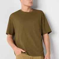 Arizona Mens Boxy Fit Short Sleeve Pocket T-Shirt