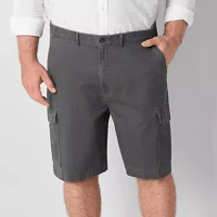 St. John's Bay Comfort Waist 10" & 11"  Mens Big and Tall Stretch Fabric Cargo Short