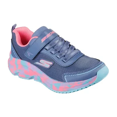 Skechers Elite Sport Tempo Statement Swirl Little Girls Sneakers
