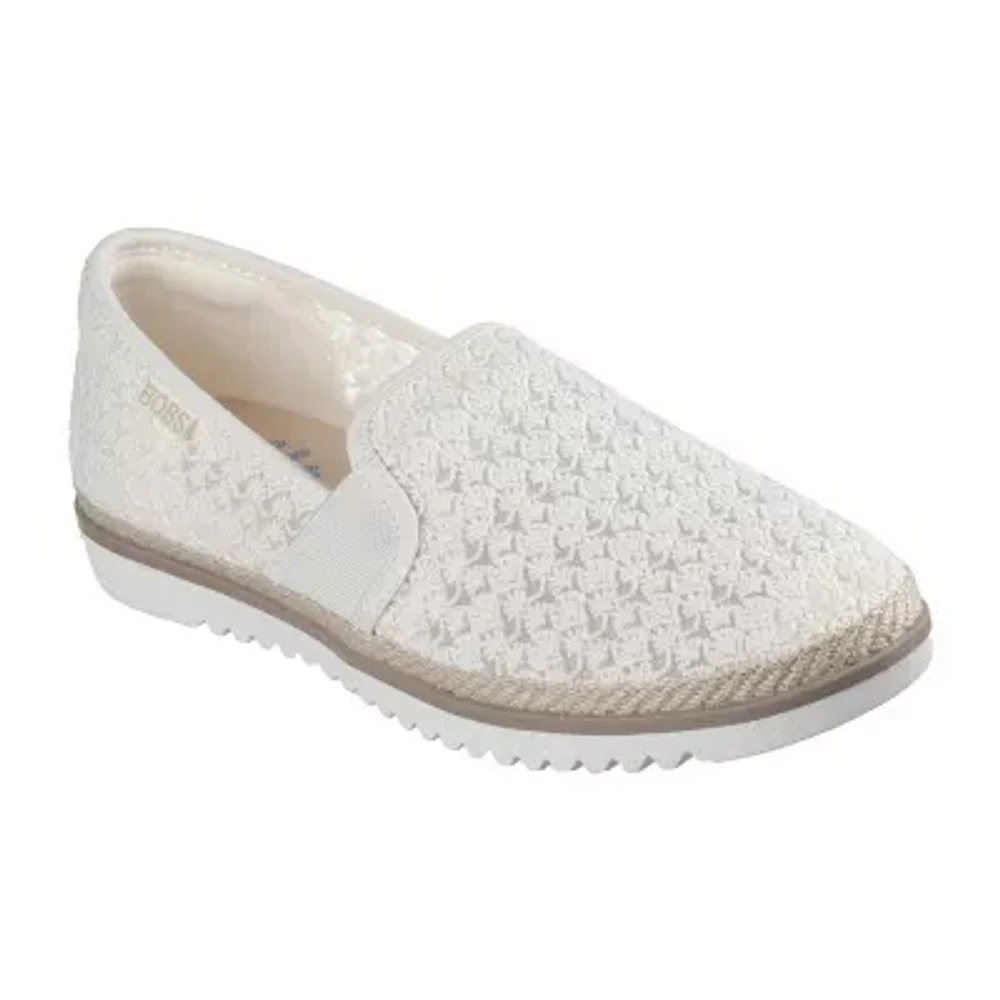 Skechers Bobs Womens Flexpadrille Lo Too Ritz Slip-On Shoe