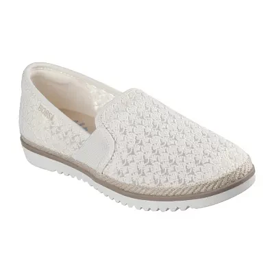 Skechers Bobs Womens Flexpadrille Lo Too Ritz Slip-On Shoe