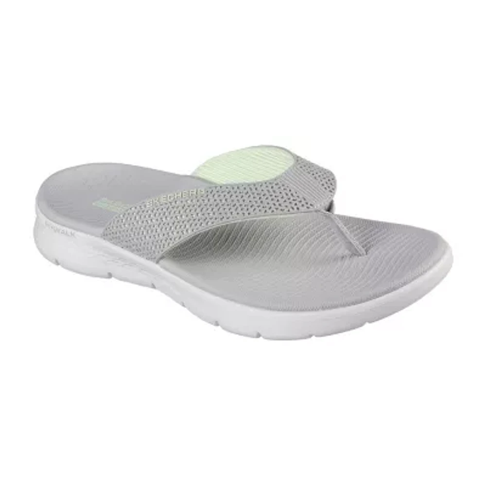 Skechers Womens Go Walk Flex 3 Point Flip-Flops